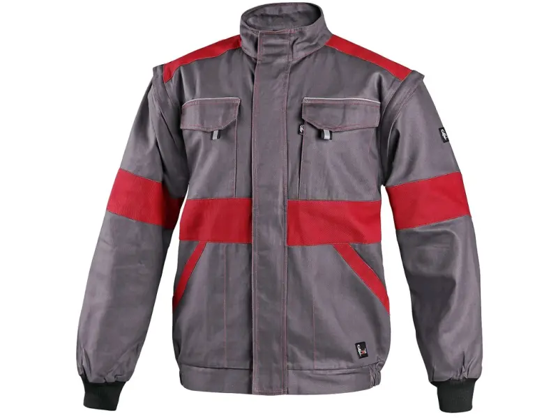 Blůza CXS LUXY EDA, pánská, šedo-červená, vel. 62